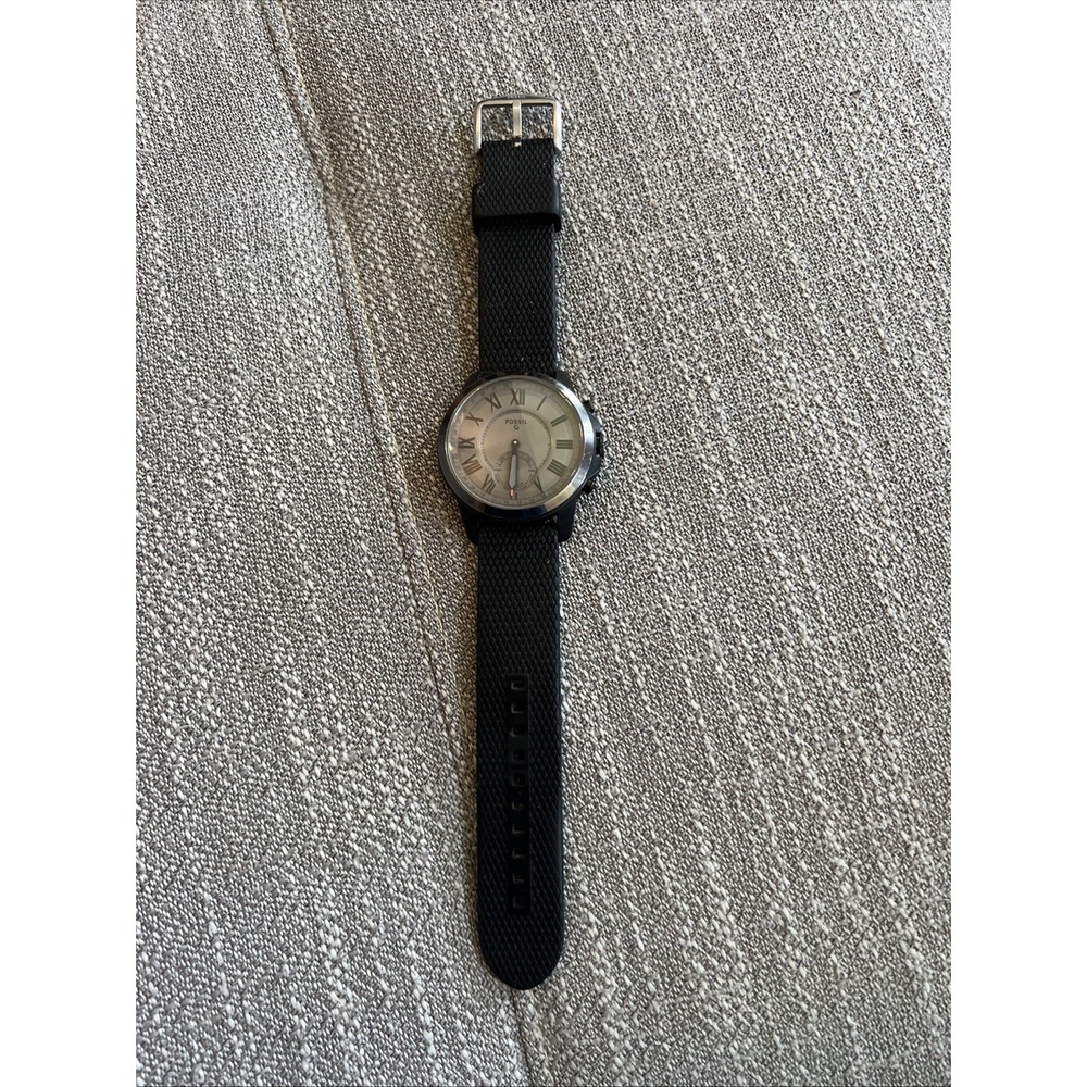 Fossil Q Hybrid Smart Watch Model NDW2A Black Preowned